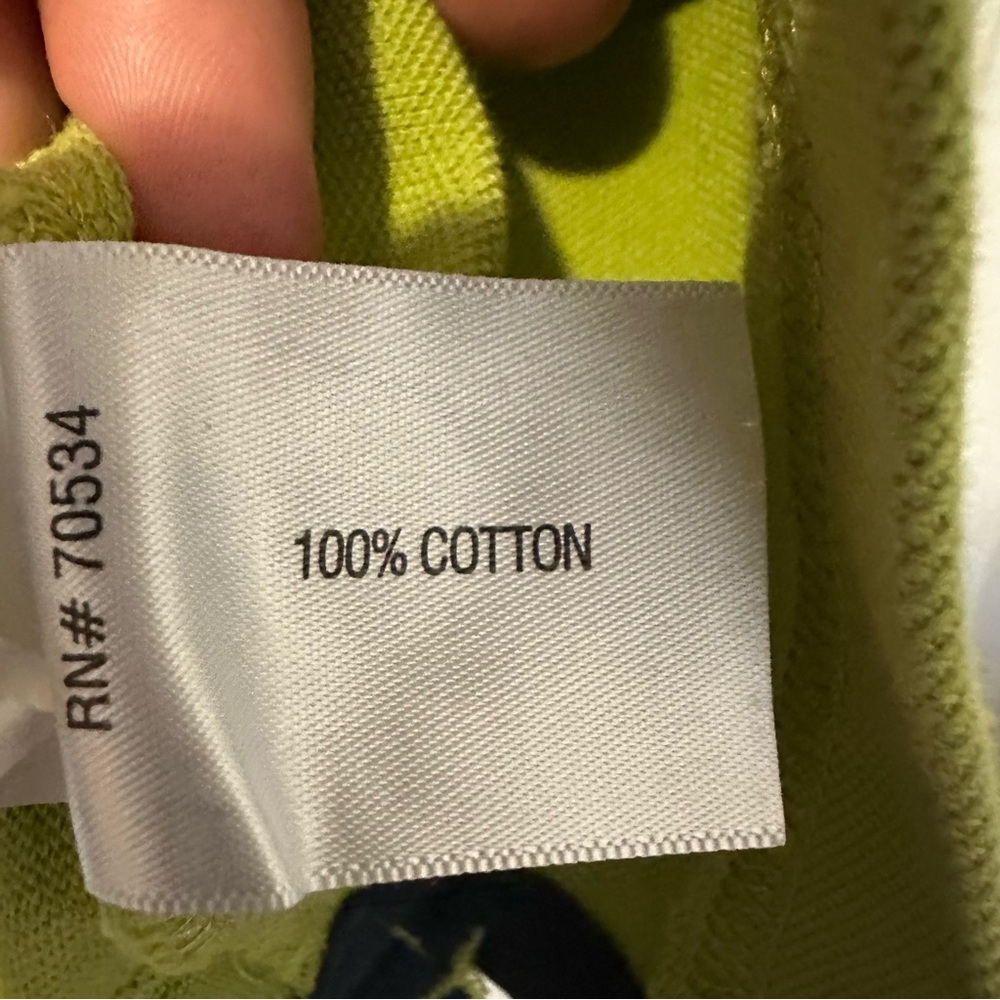 Orvis Short Sleeve Polo Shirt Mens Large Green Cotton - Picture 4 of 7